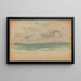 La vague de l'océan - James Abbott McNeill Whistler — indrammet kunstværk på væggen