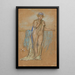 Le Bonnet pourpre - James Abbott McNeill Whistler — indrammet kunstværk på væggen