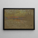 La Riva, solnedgang i rødt og guld - James Abbott McNeill Whistler — indrammet kunstværk på væggen