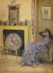 La chambre jaune - James Abbott McNeill Whistler — visning af kunstværket