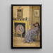 La chambre jaune - James Abbott McNeill Whistler — indrammet kunstværk på væggen