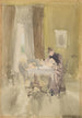 Violet og amber te - James Abbott McNeill Whistler — visning af kunstværket