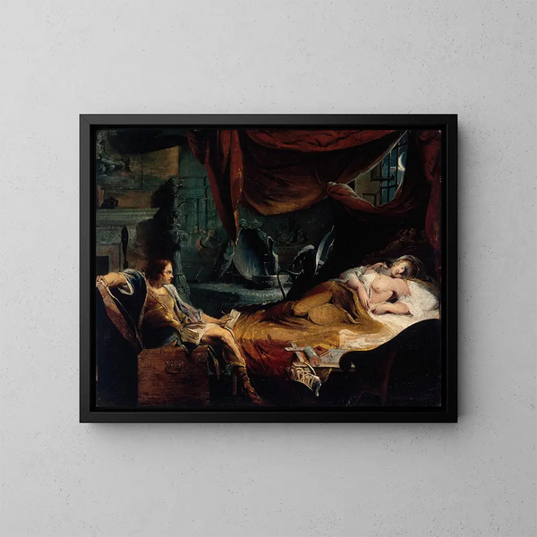 James Barry — indrammet kunstværk på væggen