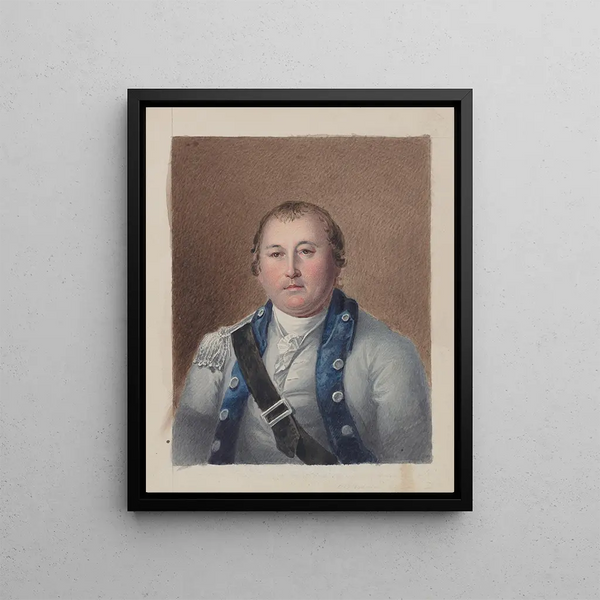 William Augustine Washington - James Barton Longacre — indrammet kunstværk på væggen