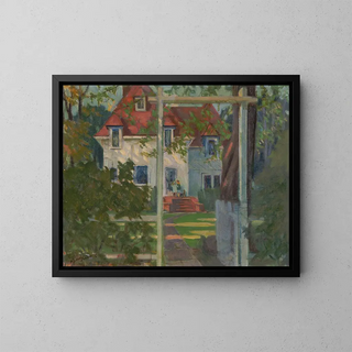 Studio d'art du château - James C. Kulhanek — indrammet kunstværk på væggen