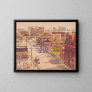 James C Kulhanek - E18th street Looking South from Plain Dealer Building Cleveland Ohio.webp