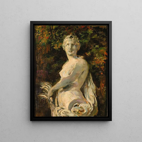 Syrinx Par Mazière 1689 Bassin d'Apollon - James Carroll Beckwith — indrammet kunstværk på væggen