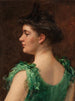 La robe verte - James Carroll Beckwith — visning af kunstværket