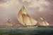 Navigation i Boston havn - James Edward Buttersworth — visning af kunstværket