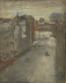 L'avenue Van Iseghem under sneen - James Ensor — visning af kunstværket
