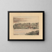 Le pont du bois à Ostende - James Ensor — indrammet kunstværk på væggen