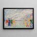 La Rencontre - James Ensor — indrammet kunstværk på væggen