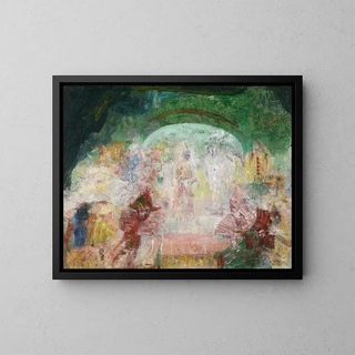 Mascarade - James Ensor — indrammet kunstværk på væggen