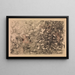Monotype - James Ensor — indrammet kunstværk på væggen