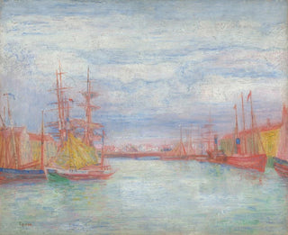 Port of Ostende - James Ensor — visning af kunstværket