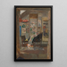 Squelette regardant des chinoiseries - James Ensor — indrammet kunstværk på væggen