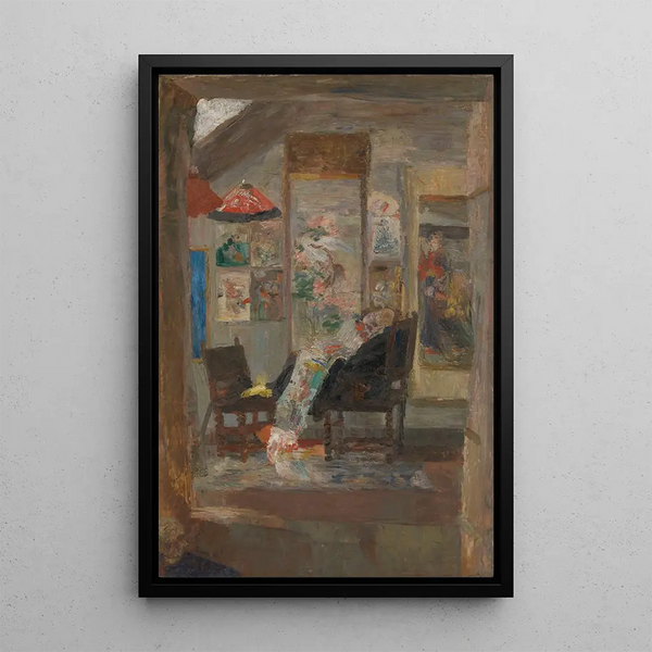 James Ensor - Skeleton Looking at Chinoiseries.webp