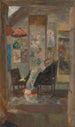Squelette regardant des chinoiseries - James Ensor — visning af kunstværket