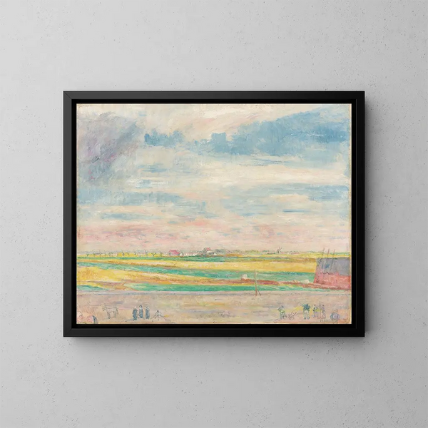 La Haute Barrière nær Ostende - James Ensor — indrammet kunstværk på væggen