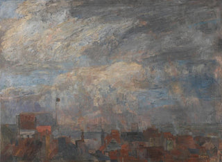 Les toits d'Ostende - James Ensor — visning af kunstværket