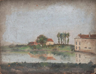 Le jardin du café Tivoli à Ostende - James Ensor — visning af kunstværket