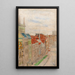 Vue de la Van Iseghemlaan - James Ensor — indrammet kunstværk på væggen