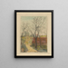 Sentier pédestre à Groenendaal - James Ensor — indrammet kunstværk på væggen