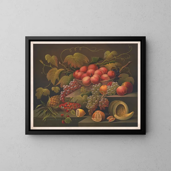 Fruits américains - James Fuller Queen — indrammet kunstværk på væggen
