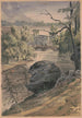 Ponts sur le ruisseau Wissahickon près de Schuylkill - James Fuller Queen — visning af kunstværket