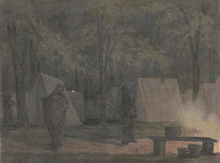 James Fuller Queen - Sketches with Co B 8th Reg Pa Ma under the officers of the old Southwark Gaurd Capitol grounds Harrisburg.webp