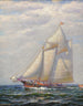 skib på havet - James Gale Tyler — visning af kunstværket