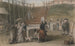 Figurer, der tager vand i spaen i Scarborough - James Green — visning af kunstværket