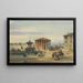 Le Temple de Vesta à Rome - James Holland — indrammet kunstværk på væggen
