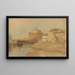 Vue du Castel Sant'Angelo depuis le Tibre - James Holland — indrammet kunstværk på væggen