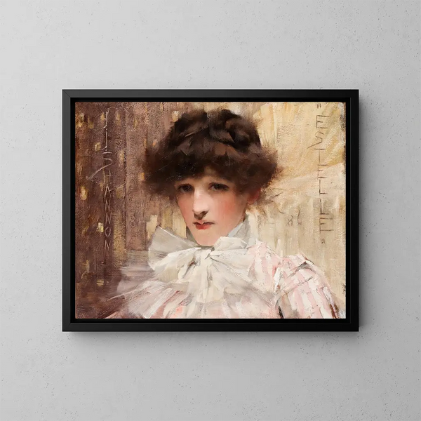 Estelle - James Jebusa Shannon — indrammet kunstværk på væggen