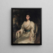 Mme George Harland-Peck - James Jebusa Shannon — indrammet kunstværk på væggen