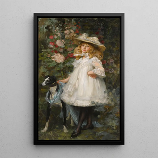 James Jebusa Shannon - Portrait Of A Girl.webp