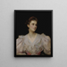 Portrait af en dame - James Jebusa Shannon — indrammet kunstværk på væggen