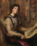 Portrait af fru Senior født Hammersley 1864-1943 - James Jebusa Shannon — visning af kunstværket