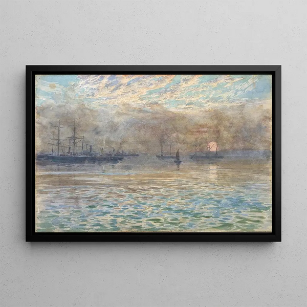 James Nairn - Winter morning Wellington Harbour.webp
