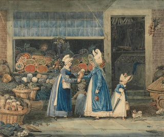Le marchand de légumes - James Pollard — visning af kunstværket