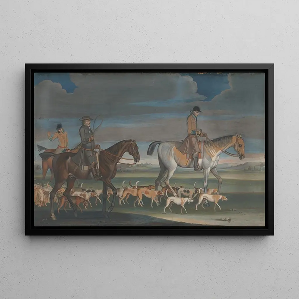 James Seymour - Setting Off for the Chase The Huntsman Leading out a Pack of Harriers followed by the Master and the WhipperIn.webp