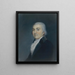 Noah Webster - James Sharples — indrammet kunstværk på væggen