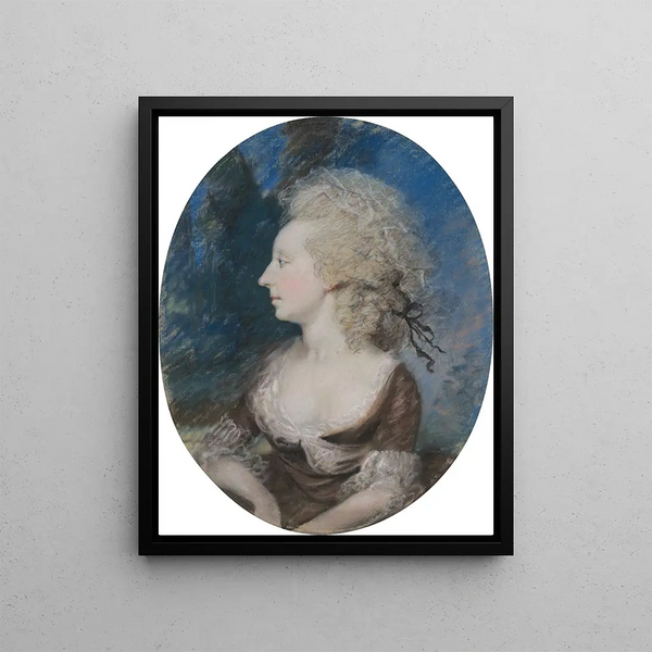 James Sharples - Portrait of Mrs Fitzherbert Wife of George IV.webp