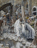 En hellig kvinde tør ansigtet på Jesus - James Tissot — visning af kunstværket