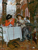 A Luncheon En Frokost - James Tissot — visning af kunstværket