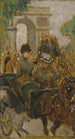 Attelage sur l'Avenue du Bois Paris - James Tissot — visning af kunstværket