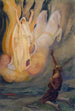 Elie stiger op til himlen i en ildvogn - James Tissot — visning af kunstværket