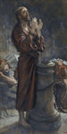 Langfredag morgen Jesus i fængsel - James Tissot — visning af kunstværket