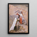 James Tissot | Kunsttryk af Moses, der knuser de ti bud - James Tissot — indrammet kunstværk på væggen